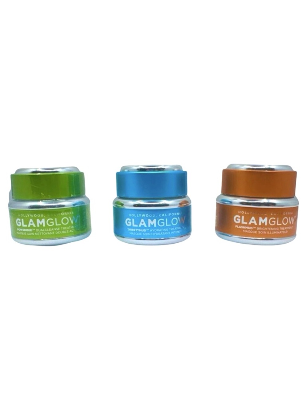 GLAMGLOW The Art of Glowing Skin Trio - PowerMud, ThirstyMud, FlashMud